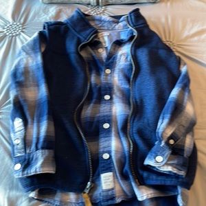 Carters vest and shirt size 7